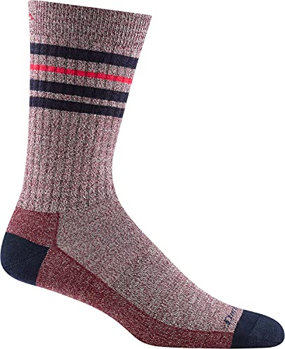 Darn Tough Mens 6069 Letterman Crew Lightweight Merino Wool Socks