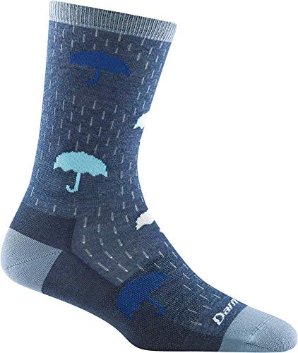 Darn Tough Womens 6053 Umbrellas Crew Lightweight Merino Wool Socks