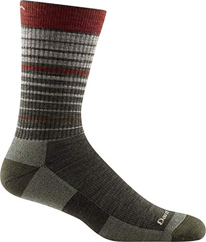 Darn Tough Mens 6036 Frequency Crew Lightweight with Cushion Merino Wool Socks