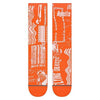 Stance Strange Lights Crew Socks in Coral (L)