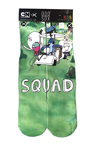Odd Sox Kids Crew Novelty Socks, Squad, One Size