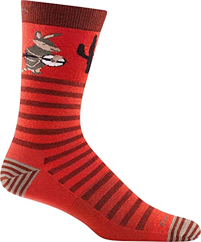 Darn Tough Mens 6066 Animal Haus Crew Lightweight Merino Wool Socks