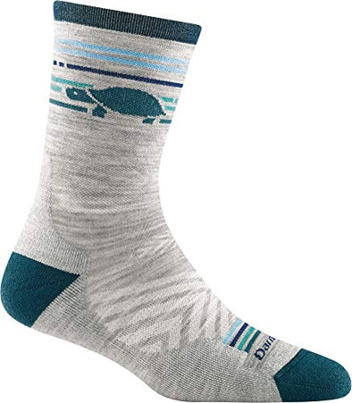 Darn Tough Womens 1050 Pacer Micro Crew Ultra-Lightweight with Cushion Merino Wool Socks