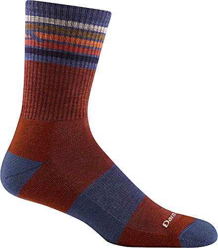 Darn Tough Mens 1973 Kelso Micro Crew Lightweight with Cushion Merino Wool Socks