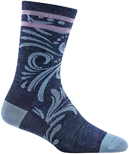 Darn Tough Womens 6015 Vines Crew Lightweight Merino Wool Socks