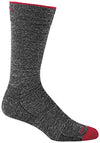 Darn Tough Mens 6032 Solid Crew Lightweight Merino Wool Socks