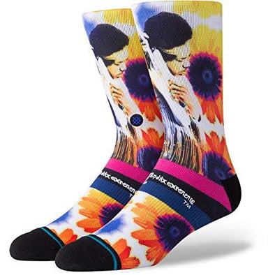 STANCE Men's x Jimi Hendrix Sunflowers Socks