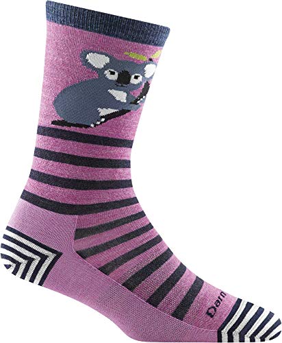 Darn Tough Womens 6037 Animal Haus Crew Lightweight Merino Wool Socks