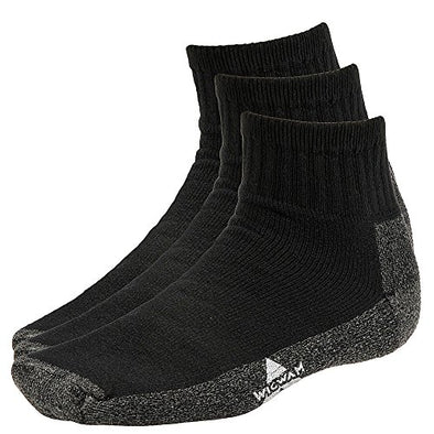 Wigwam Unisex S1360 Cotton 1/4 Crew Work Socks