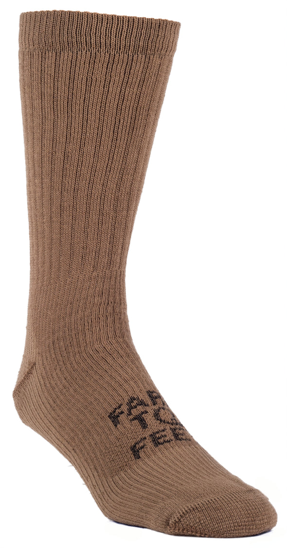 Farm 2 Feet Mens 9557 Merino Wool Crew Tactical Socks