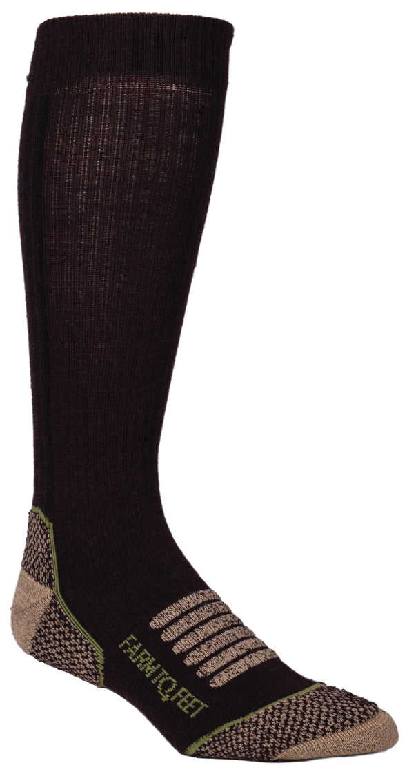 Farm 2 Feet Mens 9678 Merino Wool Mid-Calf Hiking Socks