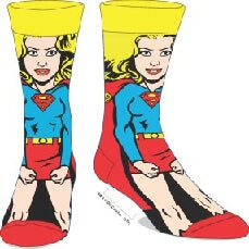 DC Comics Super Girl 360 Crew Socks