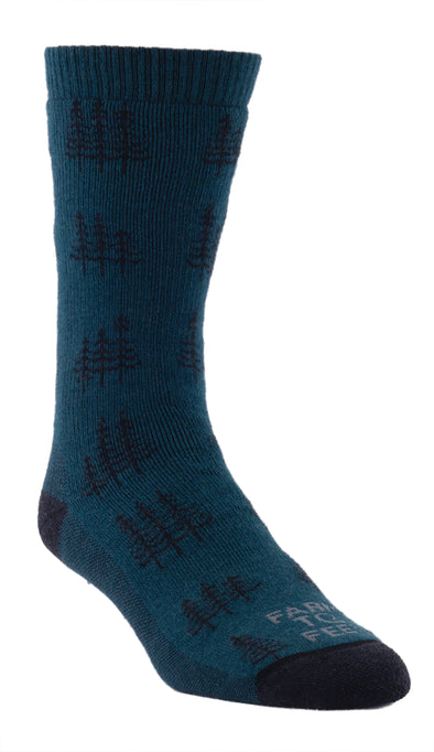 Farm 2 Feet Mens 8578 Merino Wool Crew Hiking Socks