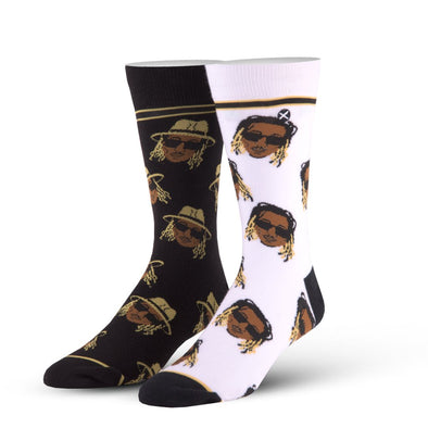 Odd Sox Unisex Crew Novelty Socks, Future Emoji, One Size