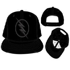 Bioworld Official Snapback- Flash- Zoom Logo Black Snapback One Size Hat