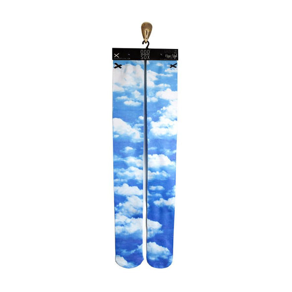 Odd Sox Kids Knee High Novelty Socks, Sky High, One Size