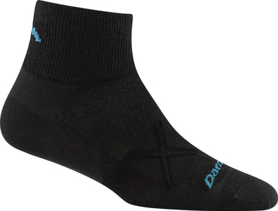 Darn Tough Womens 1761 Merino Wool 1/4 Crew Running Socks