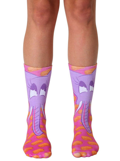 Living Royal Unisex Crew Fashion Socks, Elephant, One Size