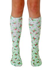 Living Royal Unisex Knee High Fashion Socks, Holly, One Size