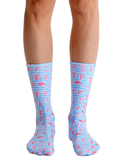 Living Royal Unisex Crew Fashion Socks, Sailor, One Size