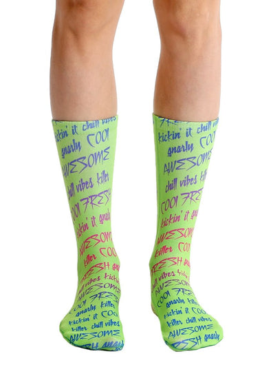 Living Royal Unisex Crew Fashion Socks, Stay Fly, One Size