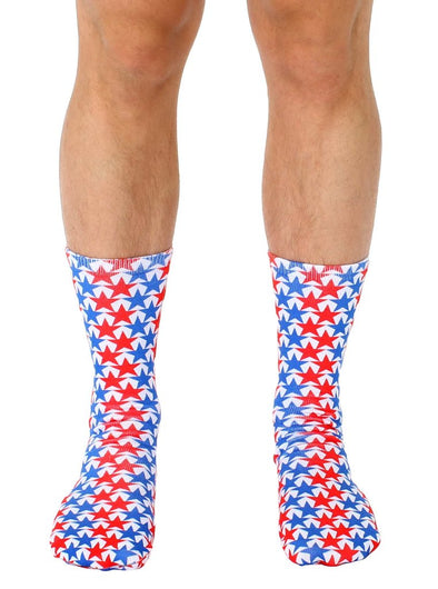 Living Royal Unisex Crew Fashion Socks, USA!, One Size