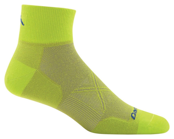 Darn Tough Mens 1775 Coolmax 1/4 Crew Running Socks
