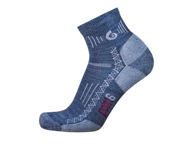 Point6 Unisex 1533 Merino Wool 1/4 Crew Hiking Socks