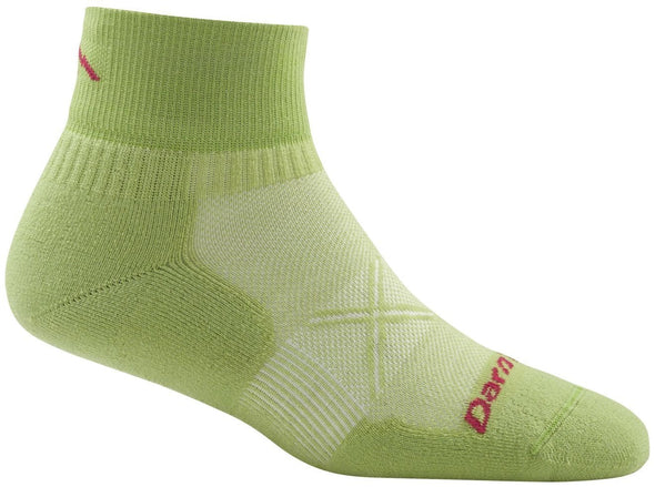 Darn Tough Womens 1761 Merino Wool 1/4 Crew Running Socks