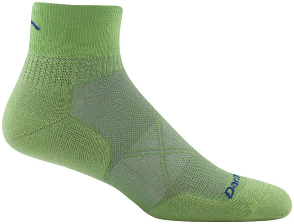 Darn Tough Mens 1770 Merino Wool 1/4 Crew Running Socks