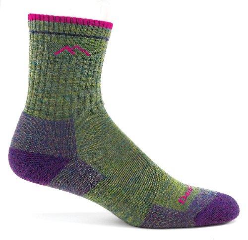 Darn Tough Womens 1903 Hiker Micro Crew Midweight with Cushion Merino Wool Socks